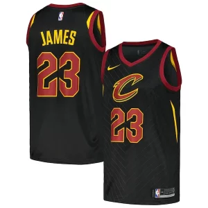 LeBron James Cleveland Cavaliers Nike Swingman Player Superbe Jersey Statement Edition Black