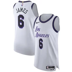 LeBron James Los Angeles Lakers Nike 2022/23 Authentic Jersey Captivant City Edition White
