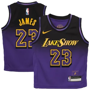 LeBron James Los Angeles Lakers Nike Toddler 2024/25 Swingman Player Jersey City Edition Unique Purple