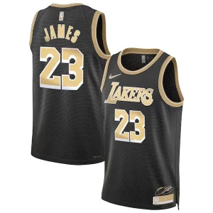 LeBron Luxueux James Los Angeles Lakers Nike Unisex Select Series Swingman Jersey聽鈥?Black
