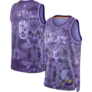 LeBron James Los Angeles Refiné Lakers Nike Unisex Select Series Swingman Jersey Purple