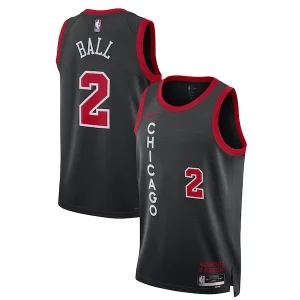 Lonzo Ball Chicago Bulls Nike Luxueux Unisex 2023/24 Swingman Jersey Black City Edition
