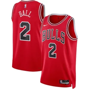 Lonzo Ball Chicago Bulls Nike Unisex Swingman Jersey Sophistiqué Icon Edition Red