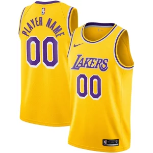 Los Classique Angeles Lakers Nike 2020/21 Swingman Custom Jersey Icon Edition Gold