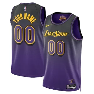 Los Angeles Lakers Nike Unisex 2024/25 Custom Swingman Jersey Exclusif City Edition Purple