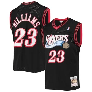 Lou Williams Philadelphia 76ers 2005/06 Hardwood Classics Swingman Jersey Black Collectible