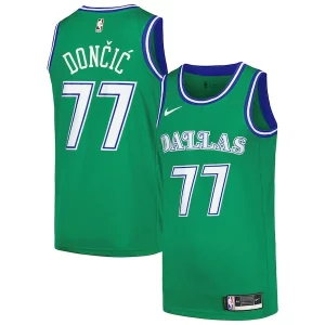 Luka Luxueux Dončić Dallas Mavericks Nike Swingman Player Jersey Classic Edition Green
