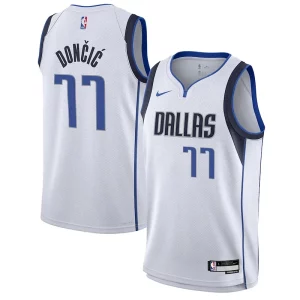 Luka Dončić Dallas Mavericks Nike Youth Swingman Jersey Tendance Association Edition White