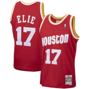 Mario Superbe Elie Houston Rockets 1993/94 Hardwood Classics Swingman Jersey Red