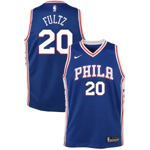 Markelle Fultz Philadelphia 76ers Bold Nike Youth Swingman Jersey Blue Icon Edition