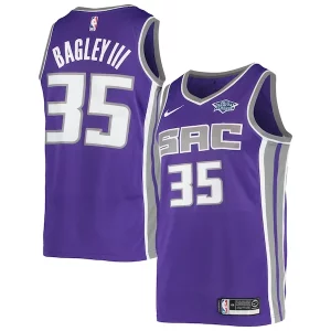 Marvin Bagley Notable III Sacramento Kings Nike Swingman Team Player Jersey Icon Edition Purple
