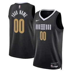 Memphis Grizzlies Nike Unisex 2023/24 Incontournable Custom Swingman Jersey Black City Edition