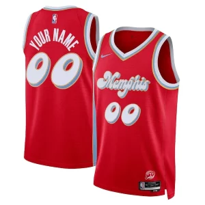 Memphis Grizzlies Nike Unisex 2024/25 Custom Swingman Jersey City Edition Red Prime