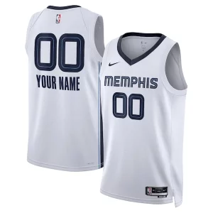 Memphis Grizzlies Nike Unisex Swingman Custom Élégant Jersey White Association Edition