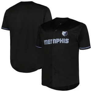 Memphis Grizzlies Profile Big & Tall Pop Jersey Black Confortable
