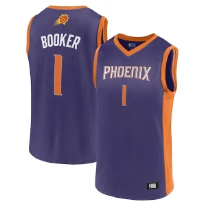 Men's Devin Booker Purple Phoenix Captivant Suns Player Jersey