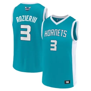 Men's Terry Rozier Confortable Teal Charlotte Hornets Player Jersey