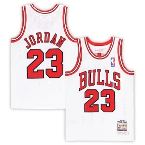Michael Exclusif Jordan Chicago Bulls Preschool 1997/98 Hardwood Classics Authentic Jersey White/Black/Red