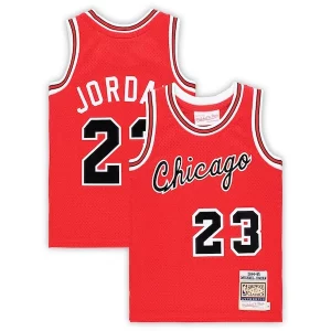 Michael Jordan Chicago Bulls Premium Preschool Hardwood Classics 1984/85 Authentic Swingman Jersey Red