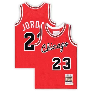 Michael Jordan Chicago Bulls Toddler Exceptionnel Hardwood Classics 1984/85 Authentic Swingman Jersey Red