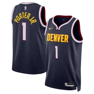Michael Porter Jr. Premium Denver Nuggets Nike Unisex Swingman Jersey Association Edition Navy