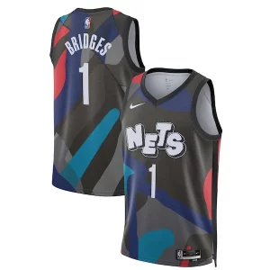 Mikal Bridges Brooklyn Nets Exquisite Nike Unisex 2023/24 Swingman Jersey Black City Edition
