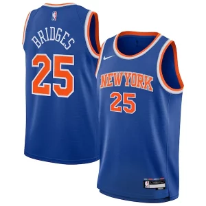 Mikal Exquisite Bridges New York Knicks Nike Youth Swingman Jersey Icon Edition Blue