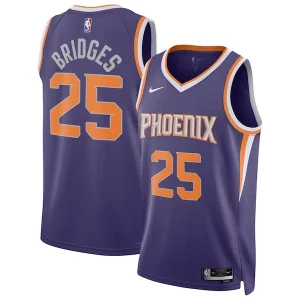 Mikal Bridges Incontournable Phoenix Suns Nike Unisex Swingman Jersey Icon Edition Purple/White