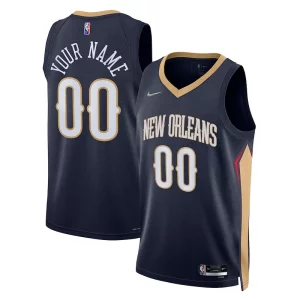 New Orleans Pelicans Nike 2021/22 Diamond Swingman Custom Personalisable Jersey Icon Edition Navy