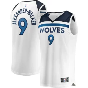 Nickeil Alexander Walker Minnesota Timberwolves Youth Fast Break Replica Player Exclusif Jersey Association Edition White