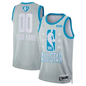 Nike 2022 NBA All Star Élégant Game Swingman Custom Jersey Gray
