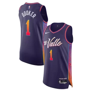 Nike Devin Booker Phoenix Suns Authentic Jersey Dashing City Edition Purple
