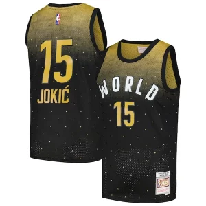 Nikola Jokic Unique 2016 NBA Rising Stars Challenge Hardwood Classics Swingman Jersey Black