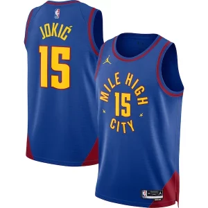 Nikola Jokic Denver Nuggets Jordan Brand Unisex Swingman Commémoratif Jersey Statement Edition Blue