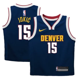 Nikola Jokic Denver Nuggets Nike Preschool Dri FIT Swingman Player Jersey Icon Personalisable Edition Navy