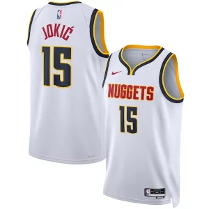 Nikola Jokic Élégant Denver Nuggets Nike Unisex Swingman Jersey Association Edition White/Navy