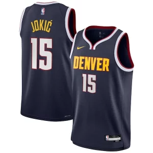 Nikola Jokic Denver Nuggets Nike Youth Swingman Jersey Refiné Icon Edition Navy