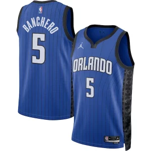 Paolo Banchero Orlando Moderne Magic Jordan Brand Unisex Swingman Jersey Statement Edition Blue