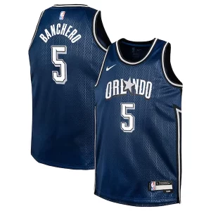 Paolo Banchero Orlando Magic Nike Youth Swingman Replica Dashing Jersey City Edition Navy