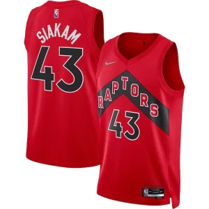 Pascal Siakam Toronto Raptors Nike 2021/22 Stylish Diamond Swingman Jersey Icon Edition Red