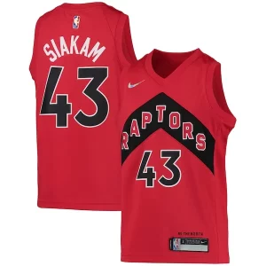 Pascal Siakam Toronto Raptors Nike Youth 2021/22 Unique Diamond Swingman Jersey Icon Edition Red