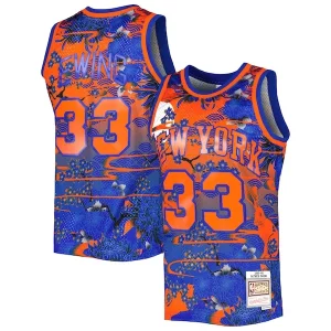 Patrick Ewing New York Knicks 1985/86 Charming Hardwood Classics Lunar New Year Swingman Jersey Blue