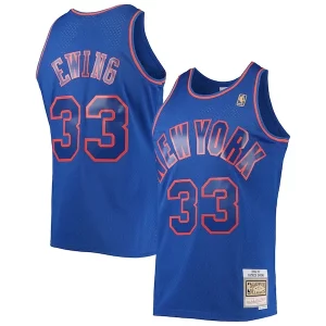 Patrick Ewing New York Knicks 1996/97 Hardwood Classics Haut de gamme Swingman Jersey Blue