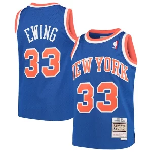 Patrick Ewing New York Knicks Youth Hardwood Classics Swingman Premium Throwback Jersey Blue