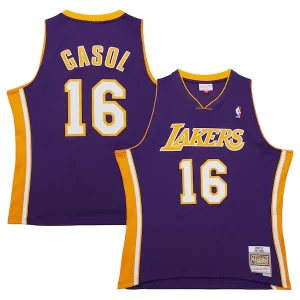 Pau Gasol Los Angeles Lakers 2009/10 Hardwood Classics Swingman Jersey Prime Purple