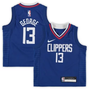 Paul George Distingué LA Clippers Nike Toddler 2020/21 Replica Jersey Icon Edition Royal