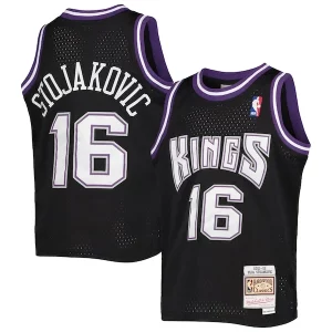 Peja Stojakovic Moderne Sacramento Kings Youth 2001/02 Hardwood Classics Swingman Jersey Black