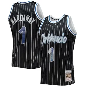Penny Hardaway Orlando Magic 1996/97 Hardwood Classics NBA 75th Anniversary Diamond Swingman Jersey Prime Black