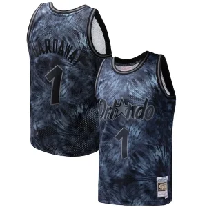 Penny Hardaway Orlando Magic Hardwood Classics 1984/85 Tie Dye Swingman Refiné Jersey Black