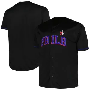 Philadelphia 76ers Profile Haut de gamme Big & Tall Pop Jersey Black